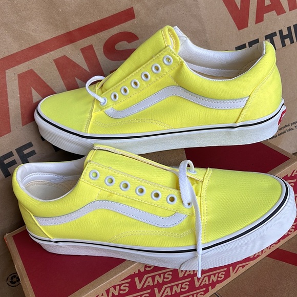 Vans Old Skool Neon Lemon Tonic/True White WMNS sneakers - Picture 11 of 16